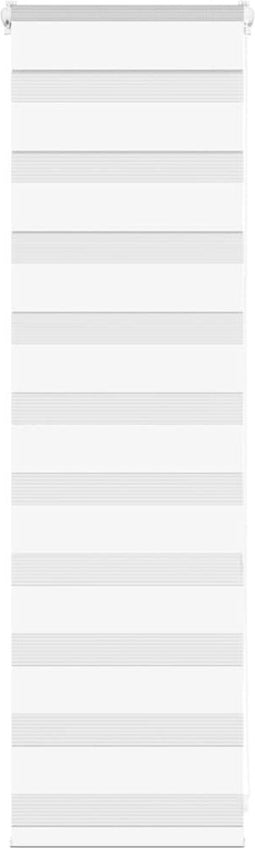 vidaXL - Zebra - rolgordijn - 45x100 - cm - stofbreedte - 40,9 - cm - polyester - wit