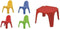 Starplay Speeltafel En Stoelen Set Rood 5-delig