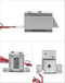 ® DC12V Solenoid Elektromagnetisch Elektrisch Slot, voor Beveiligingssysteem Kluizen Deur Kast Kastd