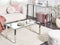TILON - Salontafel - Zilver - Veiligheidsglas