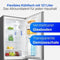 Bomann KG 7359 - Koel-vriescombinatie - 173 Liter - 143 cm hoog - Inox Look - Energieklasse C