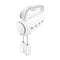 SMEG HMF01WHEU - Handmixer - 250W - 9 snelheden - Wit