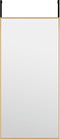 vidaXL - Deurspiegel - 30x60 - cm - glas - en - aluminium - goudkleurig