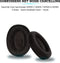 Somstyle Oorkussens Geschikt Voor Sennheiser HD650 / HD600 / HD545 & HD580 - Zacht Foam - Zwart