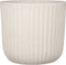 Mica Decorations Dante - Bloempot - H24 x Ø27 cm - Handgemaakt terracotta - Off white