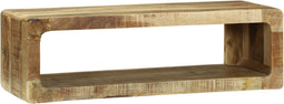 vidaXL - TV-meubel - 80x30x25 - cm - Massief - hout - Onbewerkt - mango