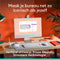 Logitech POP Icon Keys - Draadloos Bluetooth Toetsenbord - Comfortabel Typen en Aanpasbare Action Keys - Wit/Oranje