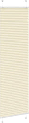 vidaXL - Plissé - rolgordijn - 55x200 - cm - stofbreedte - 54,4 - cm - polyester - crème