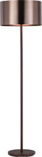 EGLO Saganto 1 - vloerlamp - E27 - voetschakelaar - bruin/koperkleurig