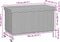 vidaXL - Tuinbox - met - wielen - 110x55x73 - cm - poly - rattan - grijs