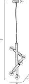 Zuiver Hawk Hanglamp Lang - Zwart