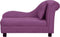 vidaXL - Hondenbank - met - kussen - 83x44x44 - cm - pluche - bordeauxrood