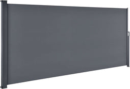 Juskys Dubai - Windscherm - Uitschuifbaar 500 x 160 cm - Antraciet