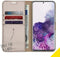 Accezz Wallet Softcase Bookcase - Samsung Galaxy S20 Plus - Kunstleer - Goud