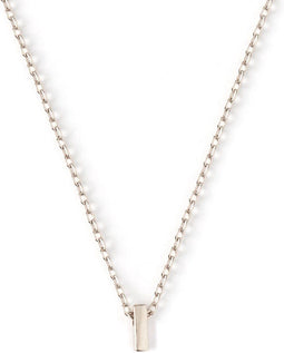 Orelia letter ketting - Ketting met initiaal I - Verstelbaar 40,5 cm - Zilverkleurig