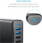 Anker Powerport Speed 5 - Oplader - 5 poorten Quick Charge 3.0 - Zwart