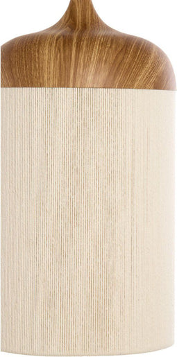 Light & Living Hanglamp Dania - Naturel/Crème - Ø16cm - Modern - Hanglampen Eetkamer, Slaapkamer, Woonkamer