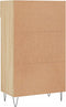 vidaXL - Schoenenkast - 60x35x105 - cm - bewerkt - hout - sonoma - eikenkleurig
