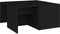 vidaXL - Salontafels - 4 - st - 33x33x33 - cm - bewerkt - hout - zwart