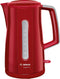 Bosch TWK3A014 - Waterkoker - 1,7L - 2400W - Kunststof/RVS - Snoerloos - 360 graden draaibaar - Automatische uitschakeling - Droogkookbeveiliging