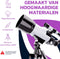 EarthVision Telescoop Classico - Sterrenkijker voor volwassenen en kinderen - 333x Vergroting - Astronomie - Nachtkijker - Sterrenkunde - Waterproof - Wit