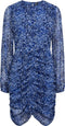 PIECES PCNAVI LS DRESS BC - Dames Jurk - Maat M - V-hals