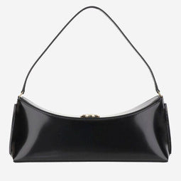 Jacquemus Ovalo - Leren Clutch - Zwart Glanzend Leer - (NIEUW MET DUSTBAG)