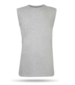 Pierre Cardin Mouwloos T-Shirt - Lichtgrijs - Large