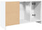vidaXL - Wastafelkast - 90x29x55 - cm - bewerkt - hout - wit