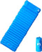 vidaXL - Kampeermatras - met - kussen - zelfopblazend - 1-persoons - blauw