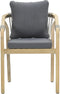 Garden Impressions Santos dining fauteuil - acacia white wash/ antraciet