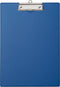 MAUL klemplaat Poly, PP folie, A4 staand, blauw 12 stuks