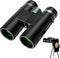 Verrekijker - HD Professionele Verrekijker voor Vogels Kijken, Reizen, Wandelen, Jagen en Sportevenementen - met Slimme Telefoonadapter voor Fotografie - Super Heldere BAK4-prisma