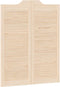 vidaXL - Draaideuren - louvredesign - 1-paar - 100x80 - cm - massief - grenenhout