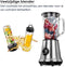 MPM Multifunctionele Blender to go - Smoothie Maker met 2 extra Flessen - 450W