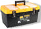 Perel Gereedschapskoffer - Polypropyleen - Verwijderbare inlegbak 3 organizers - Zwart Geel 486 x 267 x 242 mm