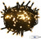 vidaXL - 61-delige - Kerstballenset - met - piek - en - 150 - LED's - goud - en - brons