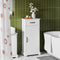 SoBuy BZR207-W - Badkamermeubel - Opbergkast met lade en open planken - Wit 42 x 30 x 93 cm