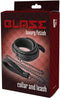 Blaze - vegan lederen halsband met ketting