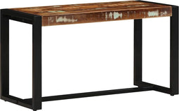 vidaXL - Bank - 80x35x45 - cm - massief - gerecycled - hout - meerkleurig