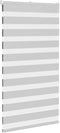 vidaXL - Zebra - rolgordijn - 75x150 - cm - stofbreedte - 70,9 - cm - lichtgrijs