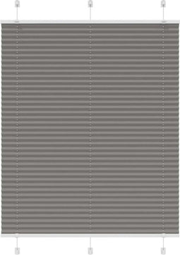 vidaXL - Plissé - rolgordijn - 105x100 - cm - stofbreedte - 104,4 - cm - antraciet