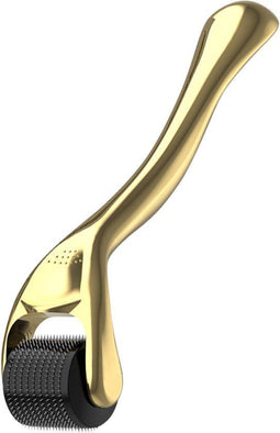 Nuvance Dermaroller - 540 Micro Naalden 0.5mm - Baardroller Haargroei - Goud