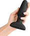 b-Vibe - Vibrerende buttplug met rotatie - Zwart/Blauw