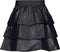 Le Chic - Plissé Rok - Fake leather - Blauw Navy - Maat 116