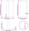 vidaXL - Eettafelpoten - 2 - st - T-vormig - 50x35x(72-73) - cm - staal - antraciet