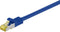 Wentronic 91601 - Cat 7 STP-kabel - RJ45 - 2 m - Blauw