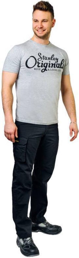 Stanley Werkbroek kleur zwart, maat XL