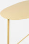 Mica Decorations Fonda Bijzettafel - L56 x B38 x H48 cm - Metaal - Lichtgeel