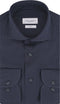 Profuomo Travel - Overhemd - Stretch - Blauw